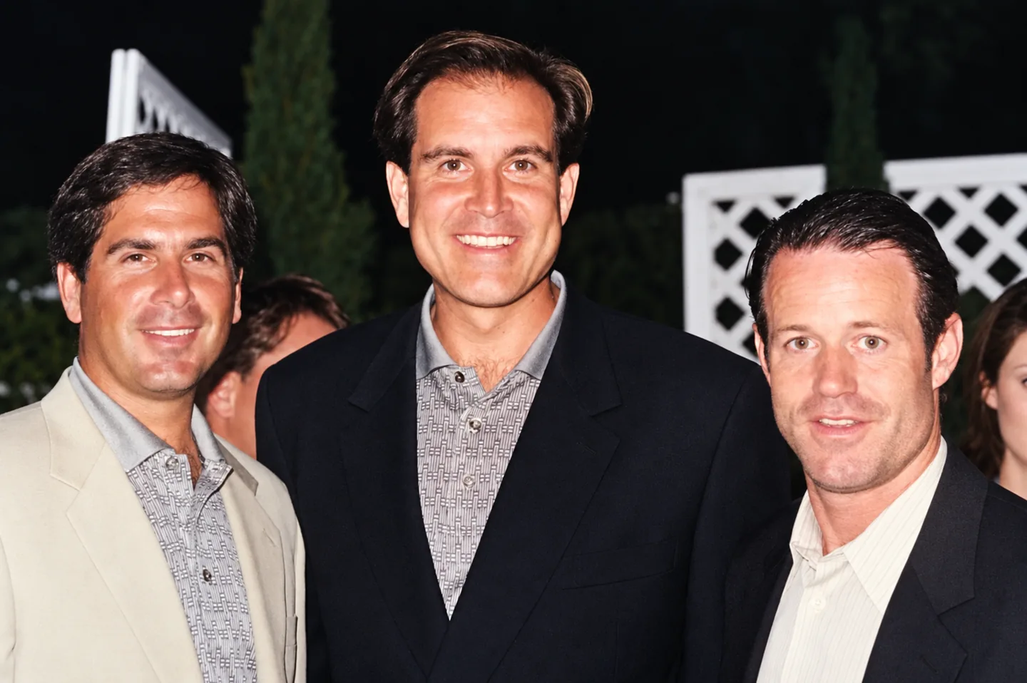 Fred Couples, Jim Nantz, and David Goswick at the Royal Oaks Country Club Sneak Preview, from left to right.